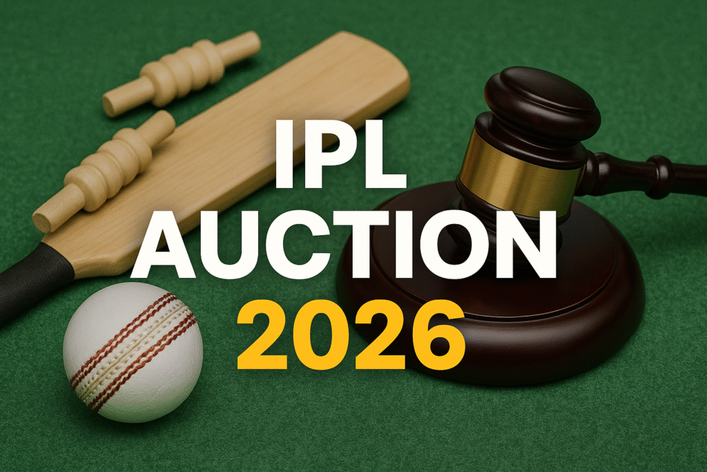 IPL Auction 2026 Big Changes & What to Expect