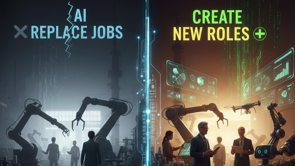 Will AI Replace Jobs or Create New Roles Image