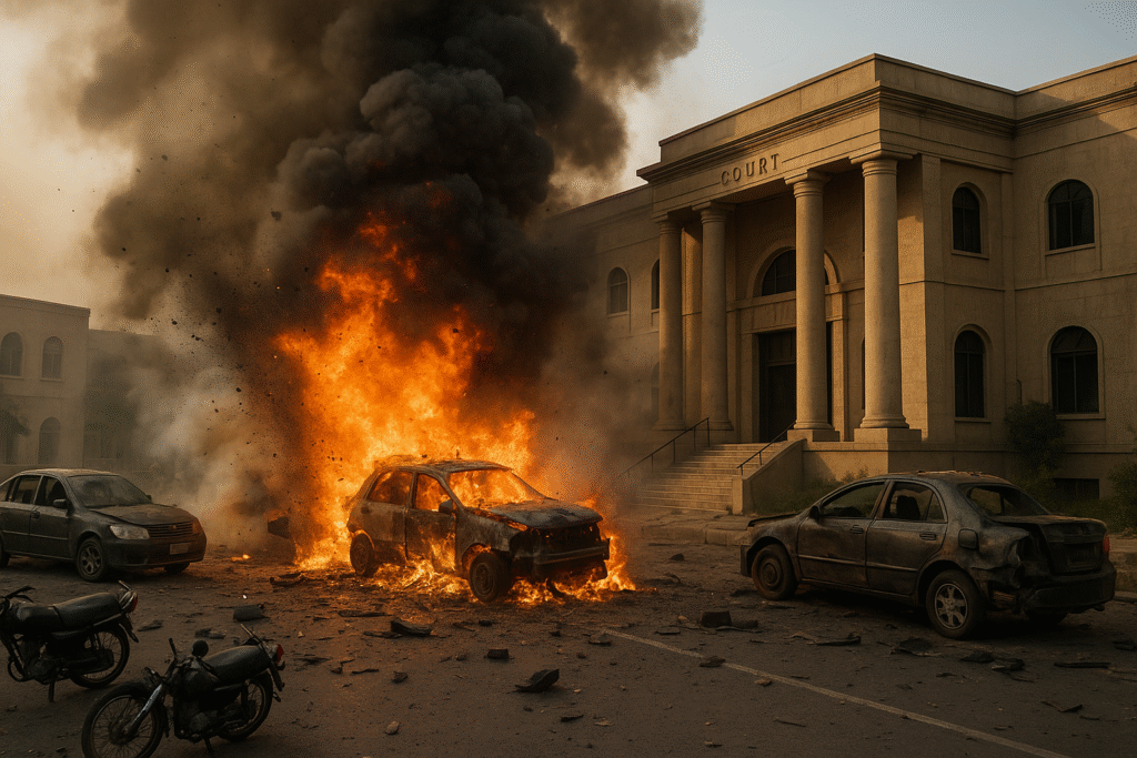 Islamabad Court Blast Image