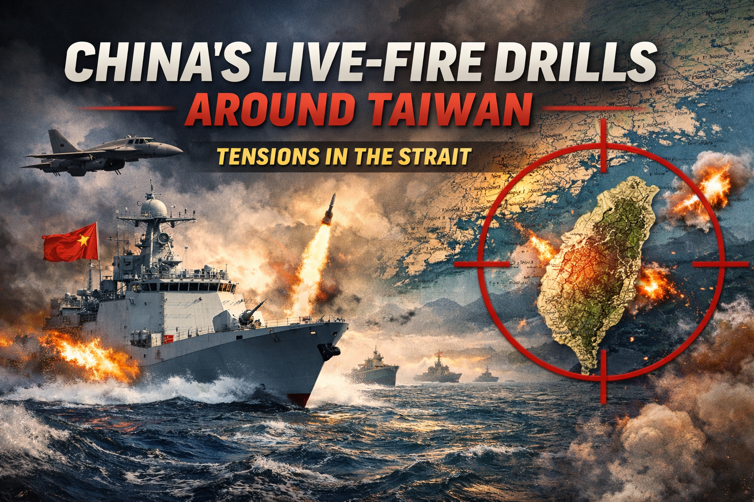 China’s Live-Fire Drills Around Taiwan