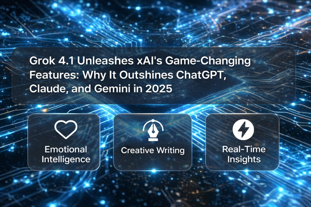 Grok 4.1 Unleashes xAI's Game-Changing Features