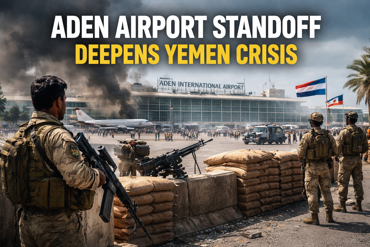 Aden Airport Standoff Deepens Yemen Crisis