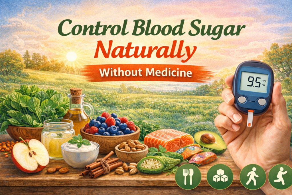 Control Blood Sugar Naturally Without Medicine