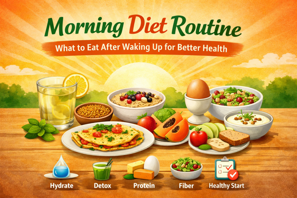 Morning Diet Routine What to Eat After Waking Up
