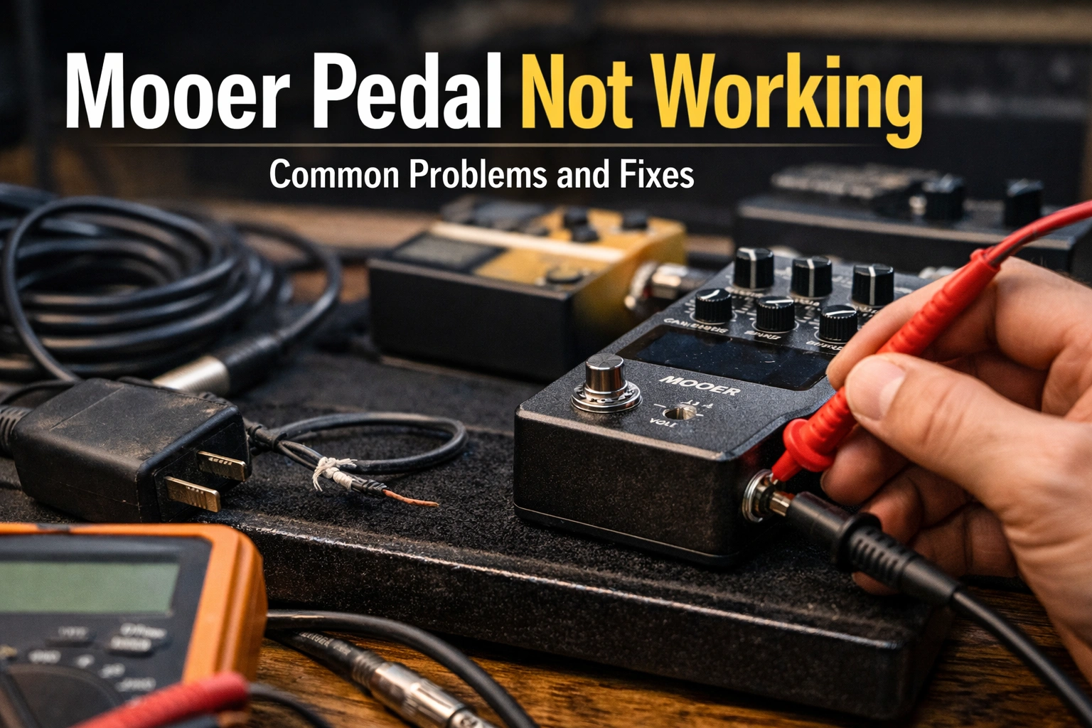 Mooer Pedal Not Working