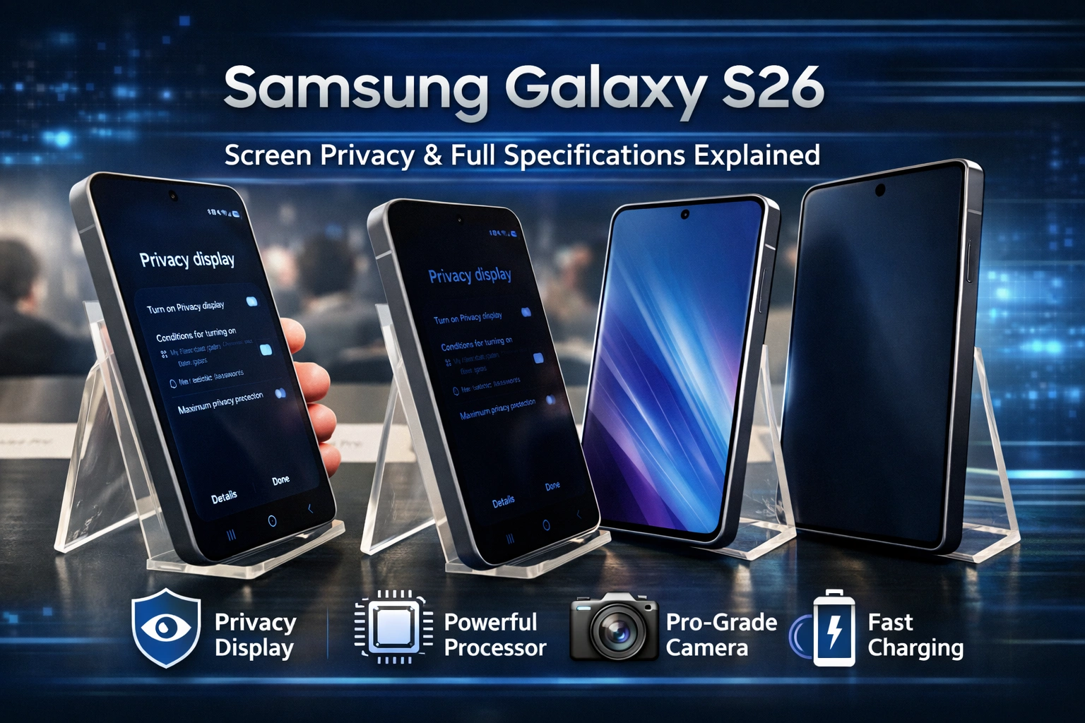 Samsung Galaxy S26 Screen Privacy & Full Details