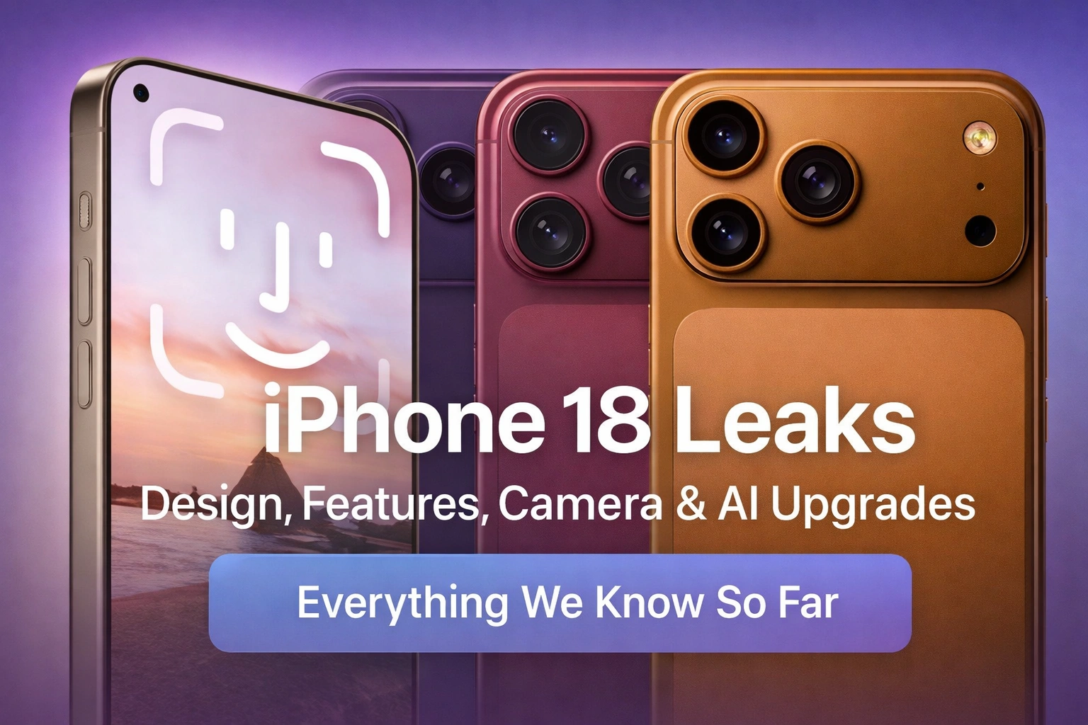 iPhone 18 Leaks New Features & Ai Updates
