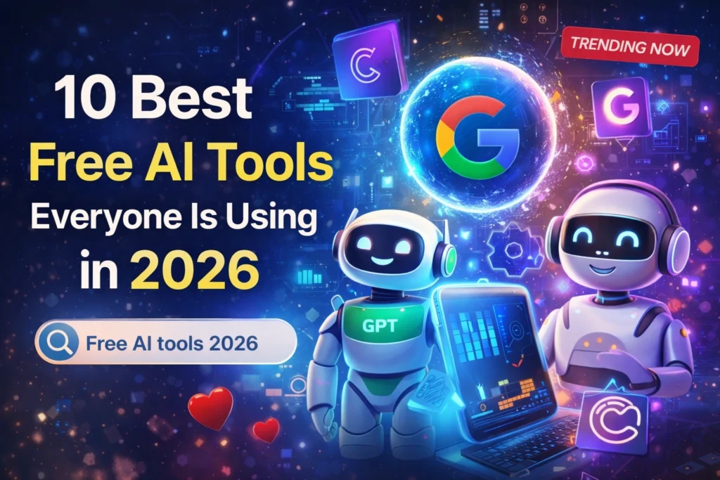 10 Best Free AI Tools Everyone Is Using in 2026 for Work