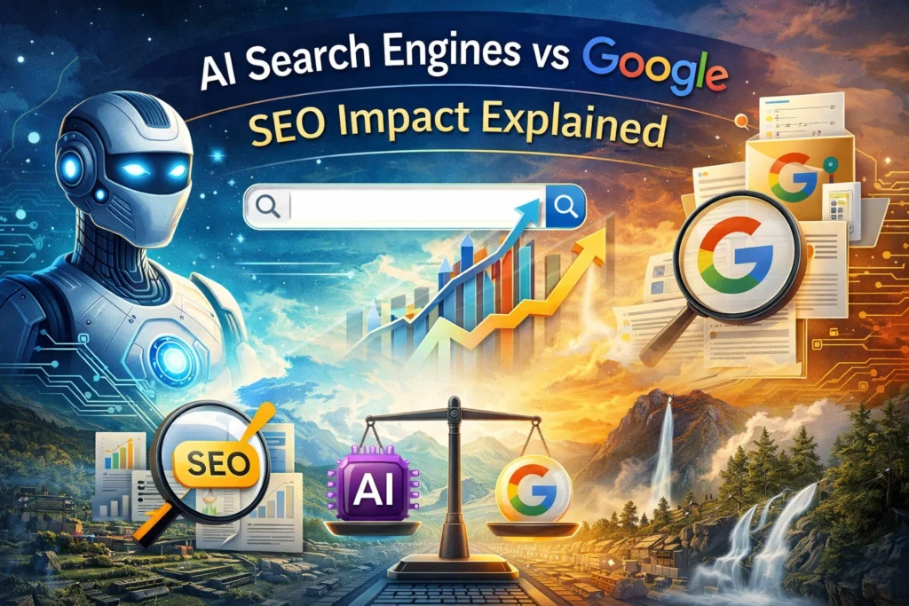 AI Search Engines vs Google SEO Impact Explained