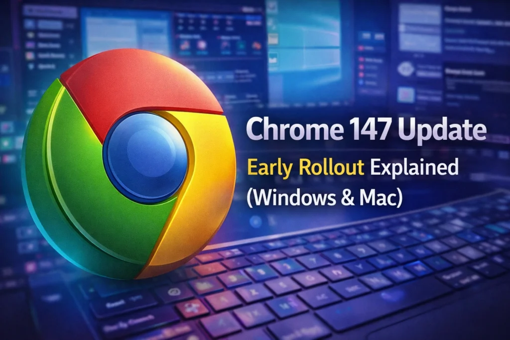 Chrome 147 Update – Early Rollout Explained (Windows & Mac)